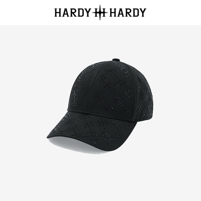 HARDY HARDY镶钻韩版鸭舌帽男女春夏百搭时尚气质出街潮流棒球帽