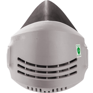 思创防尘口罩AX面罩防工业粉尘颗粒物打磨电焊煤矿装修透气口鼻罩