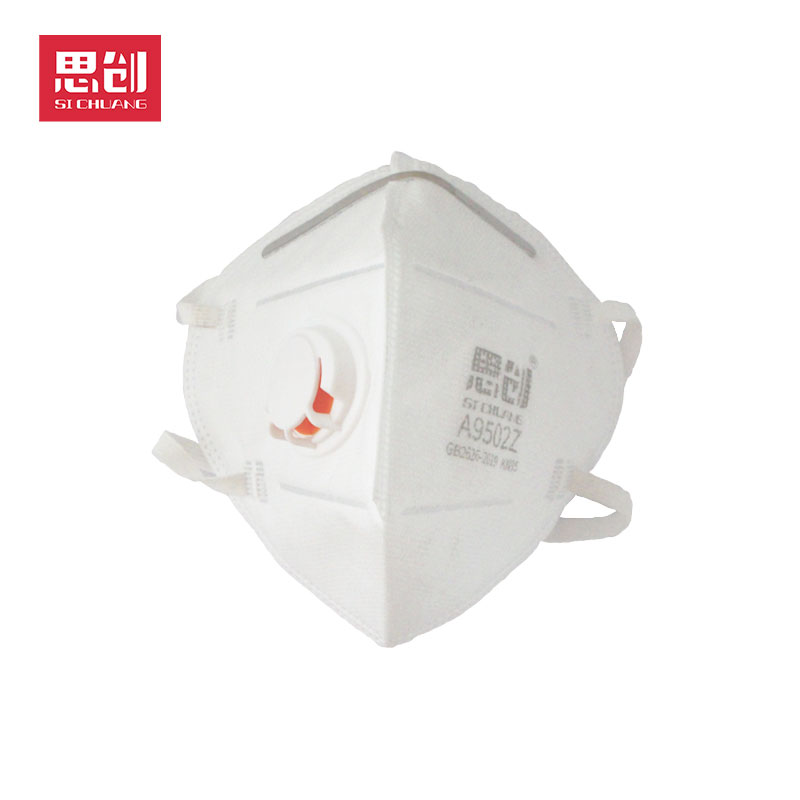 思创9502l/AC9501L/9501Z带呼吸阀防尘口罩耳带头戴式KN95独立装