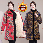 冬季 保暖大人罩衣女士长袖 工作服绒面护衣大褂家用厨房加绒围裙女