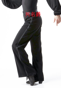 男舞蹈裤成人拉丁舞裤国标舞裤摩登练习舞裤广场舞裤比赛拉丁舞裤