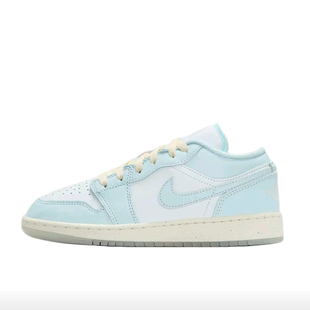 Air Jordan 1 Low AJ1 蓝白色 GS 低帮休闲运动板鞋HJ5971-400