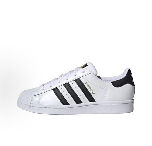 adidas originals 圆头舒适 低帮 板鞋 女款 黑白FV3284