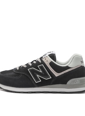 New Balance NB 574 复古字母系带 跑步鞋 男女同款 黑色ML574EVB