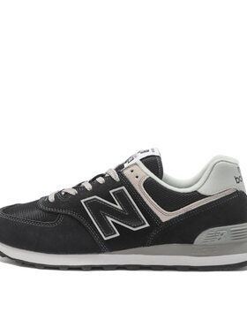 New Balance NB 574 复古字母系带 跑步鞋 男女同款 黑色ML574EVB