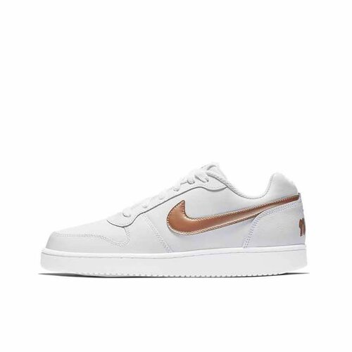 Nike EBERNON Low 包裹性防滑 低帮 板鞋 女款 白金BV1156-100