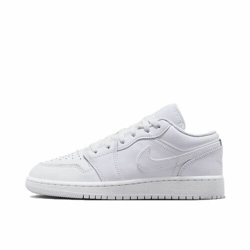 JordanAir Jordan 1 合成革低帮 篮球鞋 白色 男女同款553560-136