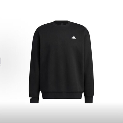 adidas阿迪达斯休闲男女同款圆领百搭卫衣宽松保暖加绒卫衣IB2774