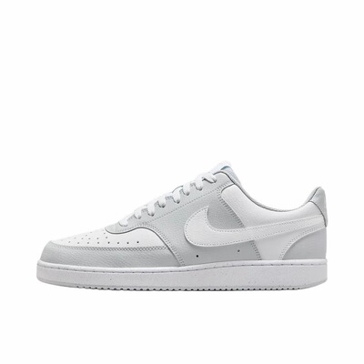 Nike Court Vision 柔软防滑耐磨 低帮 板鞋 男款 白灰HM9862-002