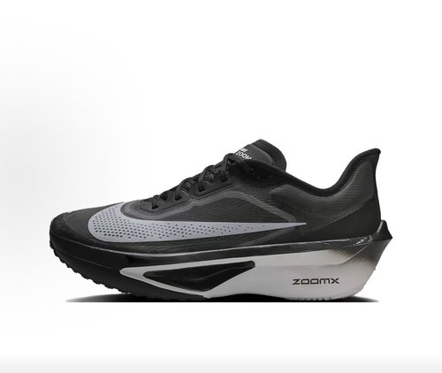 Nike Zoom Fly 6 低帮马拉松训练长跑跑步鞋 男款 黑灰FN8454-001