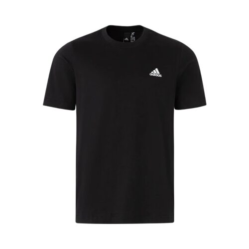 adidas MUST HAVES 情侣款纯棉纯色运动休闲圆领短袖T恤IT4339