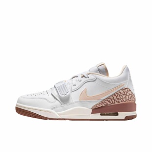 Jordan Legacy 312 舒适 低帮 复古篮球鞋 女款 白棕FQ7827-100
