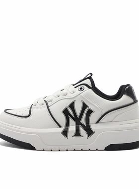 MLB Chunky Liner PU 低帮 板鞋 男女同款 白色3ASXCA12N-50WHS