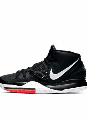Nike Kyrie 6 舒适 中帮 实战篮球鞋 男女同款 黑白BQ4630-001