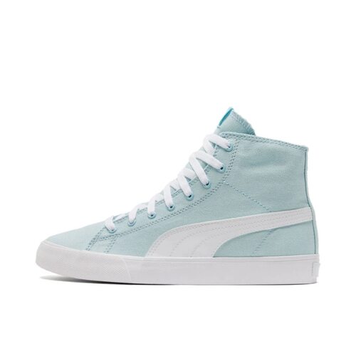 PUMA彪马 Bari Mid 帆布 高帮 板鞋 男女同款 白蓝373891-06