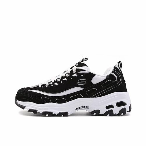 Skechers斯凯奇 厚底 轻便 低帮 老爹鞋 女 黑白色66666179-BKW