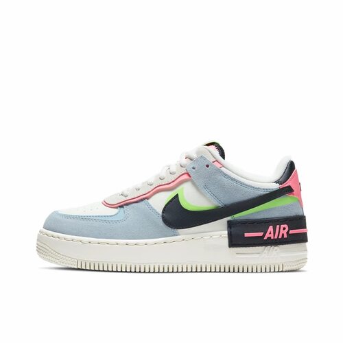 Nike Air Force1 shadow 合成革 马卡龙 防滑耐磨 板鞋CU8591-101