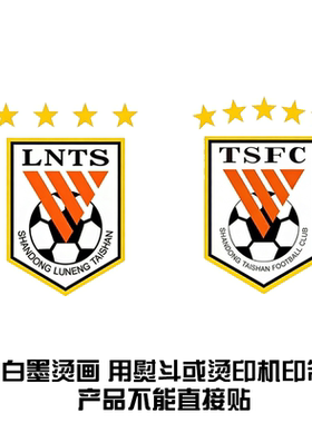 中超中甲中乙山东泰山泰山球队logo定做山东鲁能球迷用品烫印队徽