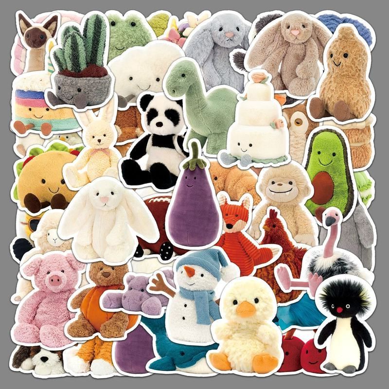 软萌邦尼小兔子动物卡通贴纸潮玩