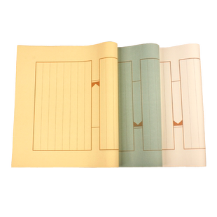 宣纸小楷信笺书法专用毛笔作品纸半生半熟软笔彩笺散页八行复古线装本小楷仿古手札竖 格印谱