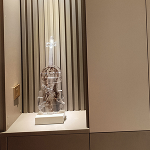 轻奢创意小提琴客厅落地摆件艺术玄关柜大厅酒柜桌面家居软装饰品