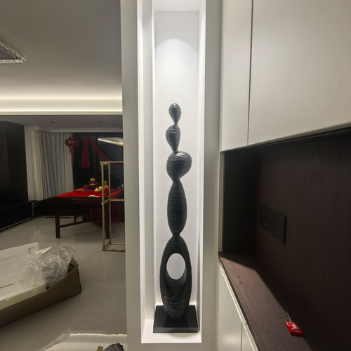 玄关客厅细长型艺术雕塑壁龛摆件