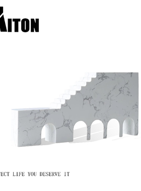 大理石装饰现代客厅楼梯