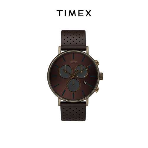 TIMEX夜光石英男士腕表