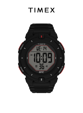 TIMEX天美时联名UFC RUMBLE夜光计时码表防水运动手表男TW5M59700