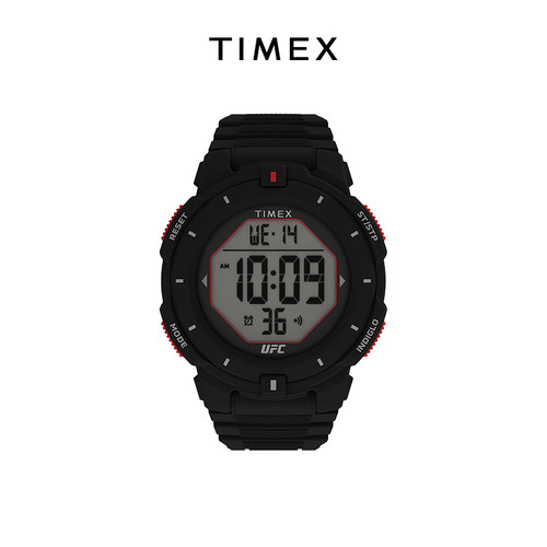 TIMEX天美时联名UFC RUMBLE夜光计时码表防水运动手表男TW5M59700