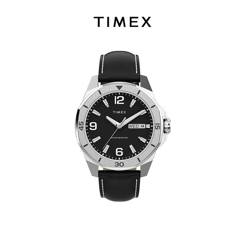 天美时八角形男士石英腕表