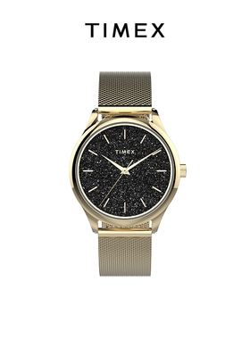 TIMEX天美时Main Street系列星空金色米兰钢带女手表TW2V01300