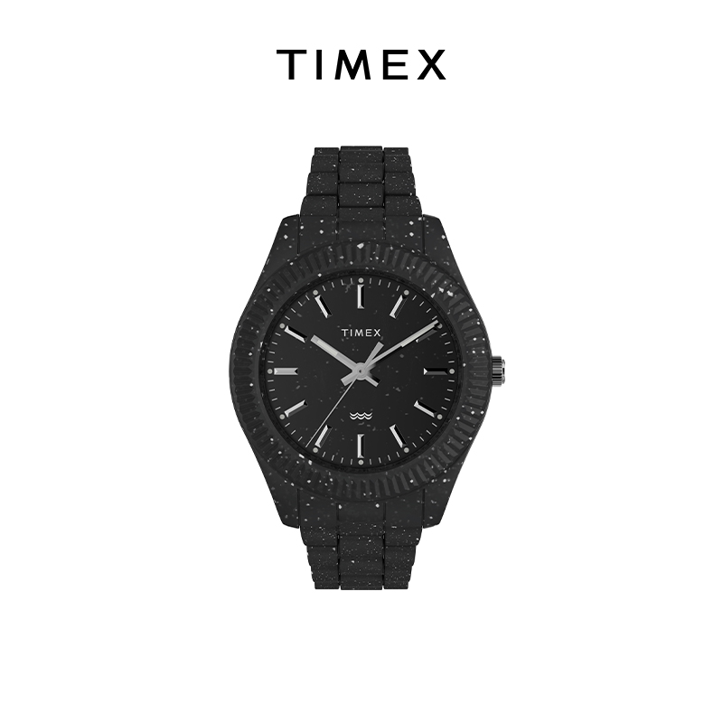 TIMEX环保材料蝴蝶扣休闲手表