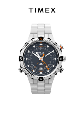 Timex天美时远征航海家系列新款潮汐指南针户外手表男款TW2Y12900