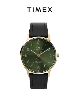 TIMEX天美时Waterbury系列经典商务石英月相手表男款TW2W75900