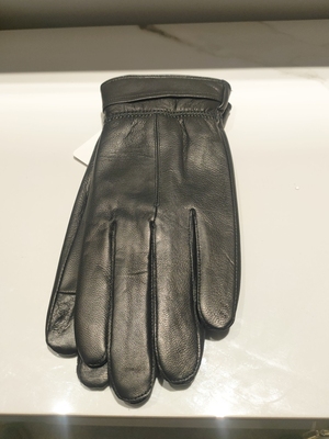 鲨威男士真皮手套冬季加绒加厚保暖防寒防风骑行开车绵羊皮手套