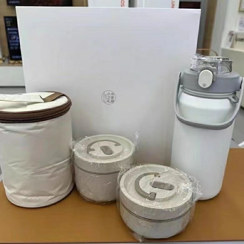 小米随行暖心套装保温瓶便当盒