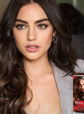 欧宝小栈施华蔻幻彩染发剂880黑茶红色染发膏紫红蓝黑891黑紫色