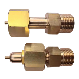 华宸 保压阀转接头 保压阀顶针全铜新国标氧气瓶充气用高压软管