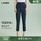 裤 显瘦直筒西装 LANDI蓝松鸦立体中缝修身 女夏新品 高智职场