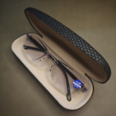 防蓝光老花镜男女款 400度老视镜塑料一体无框单光老花眼镜 100度