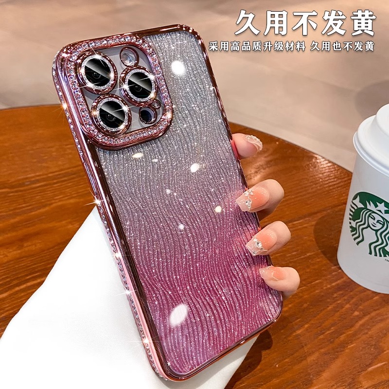 【高品质】2025奢华水钻适用苹果16promax手机壳新款iPhone16全包镜头15防摔13pro高级感12高端plus小众网红