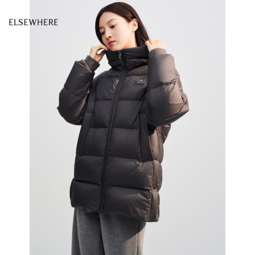 ELSEWHERE珂思连帽羽绒服女外套