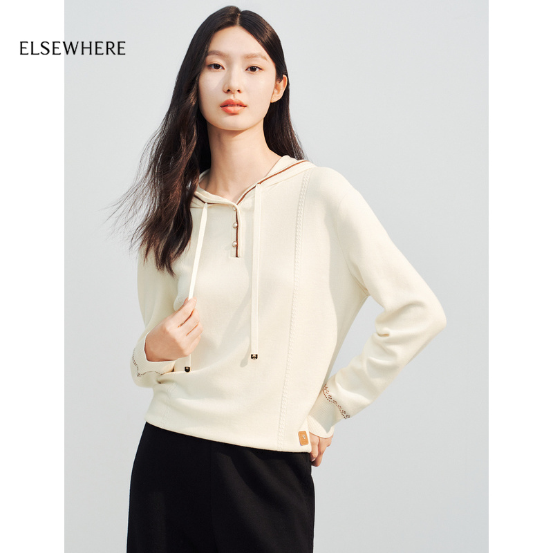 连帽抽绳舒适休闲ELSEWHERE珂思