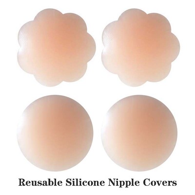 Thin Silicone Nipple Covers, Invisible Anti-Exposure Pasties