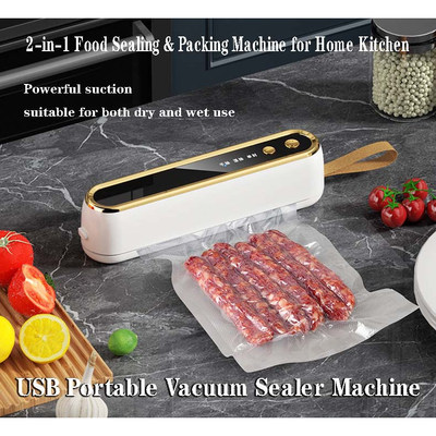 Compact USB Vacuum Sealer & Packing Machine/Mini Food Sealer