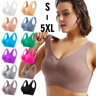 ‌Plus Bra Light Pads‌ Sports Support Free Wire Size Yoga