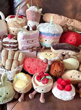 Cute Jelly Bread Story Plush Toys/Snack-Shaped Pillows Girls