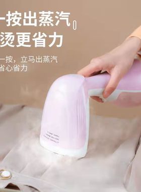 Handheld Clothes Steamer - Compact Travel Iron, Steam Brush