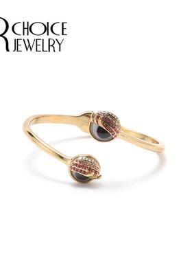 哥特风大眼睛开口手镯女